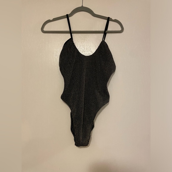 Good American Always Fits Sculpt One Piece Swimsuit Size 3/4 - Picture 2 of 10